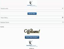 Tablet Screenshot of kennedysdisease.org